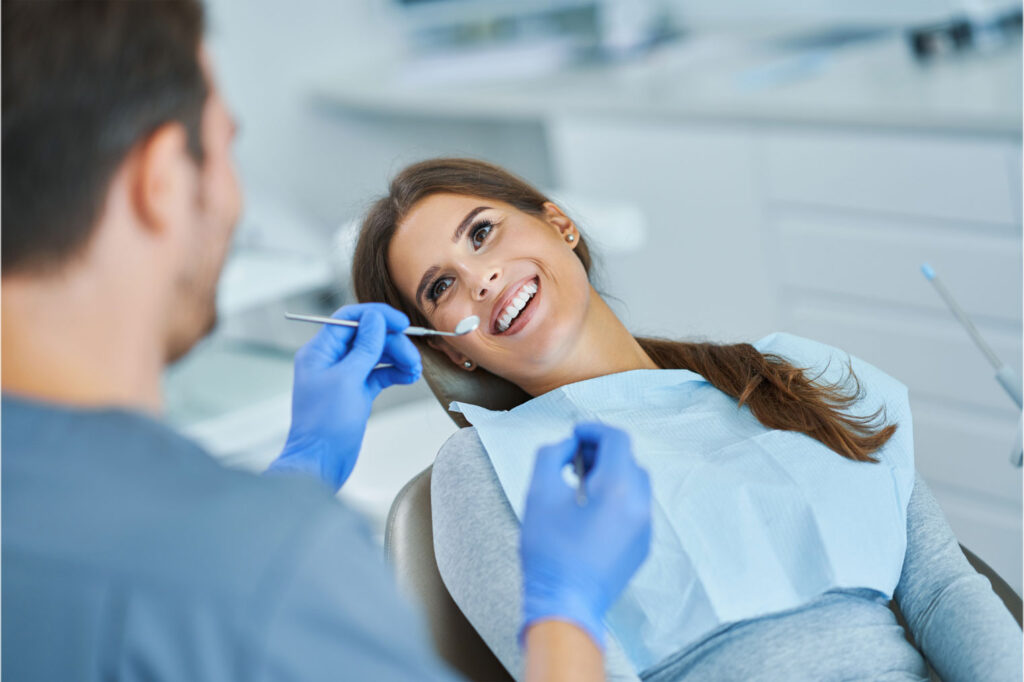dentist explaining mercury in Dental Amalgam Carlsbad
