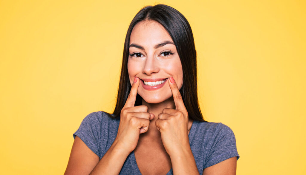 fresh breath and radiant smile after professional teeth cleaning