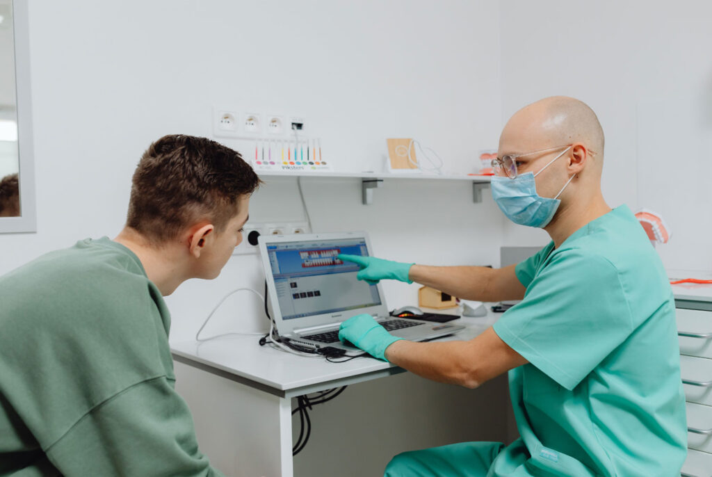dental x-rays during a dental check-up low-dose imaging