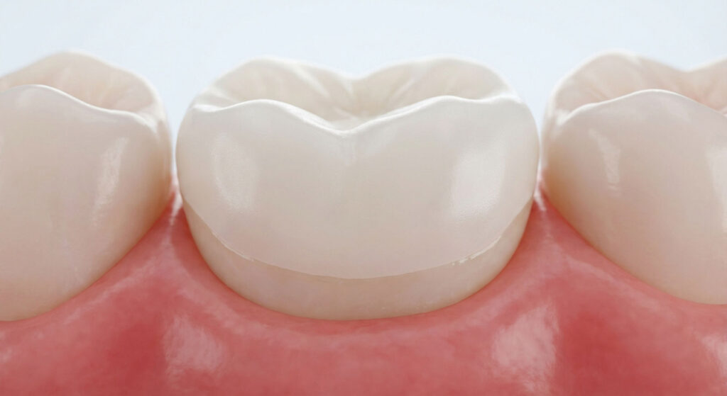 ceramic porcelain filling for front tooth aesthetic option