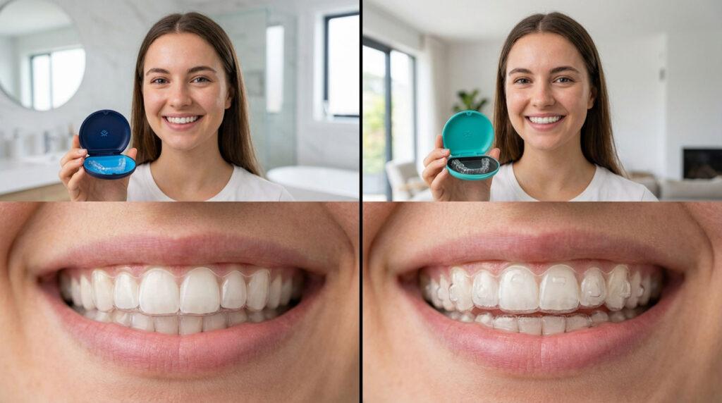 Invisalign vs SureSmile clear aligners comparison for teeth straightening without braces