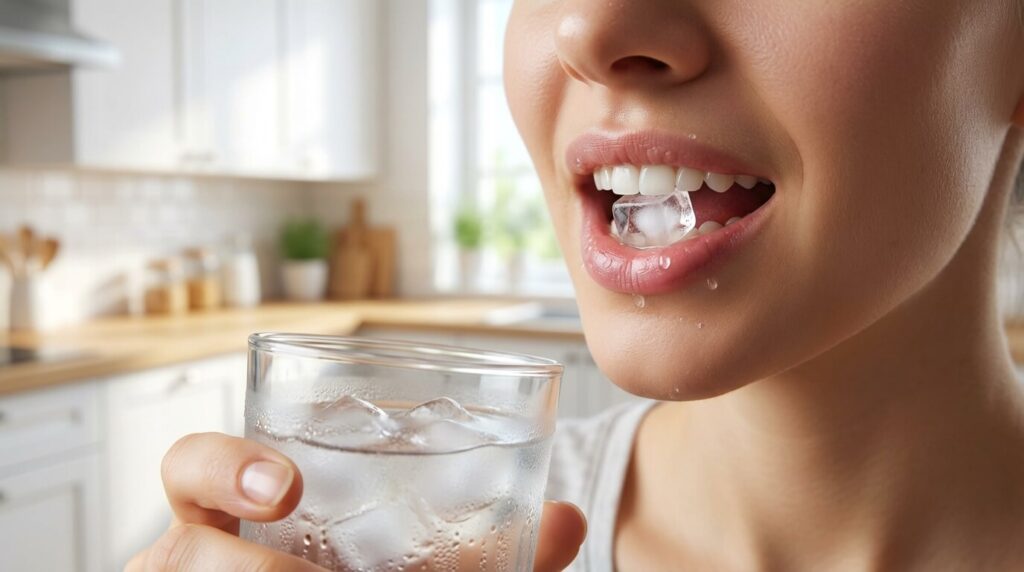 Chewing Ice Cause Chipped Tooth