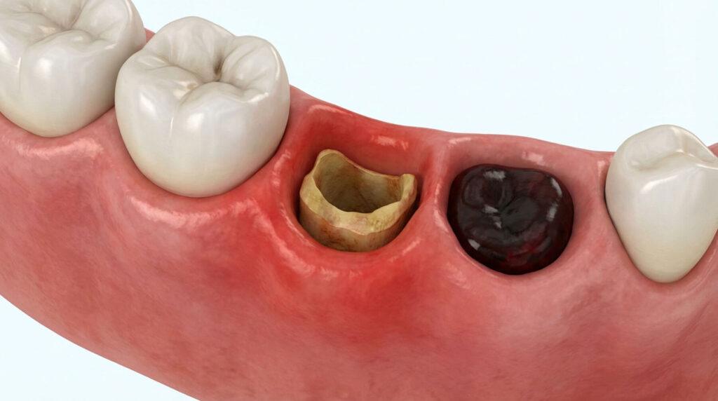 Dry Socket for Bad Care After Dental Surgery