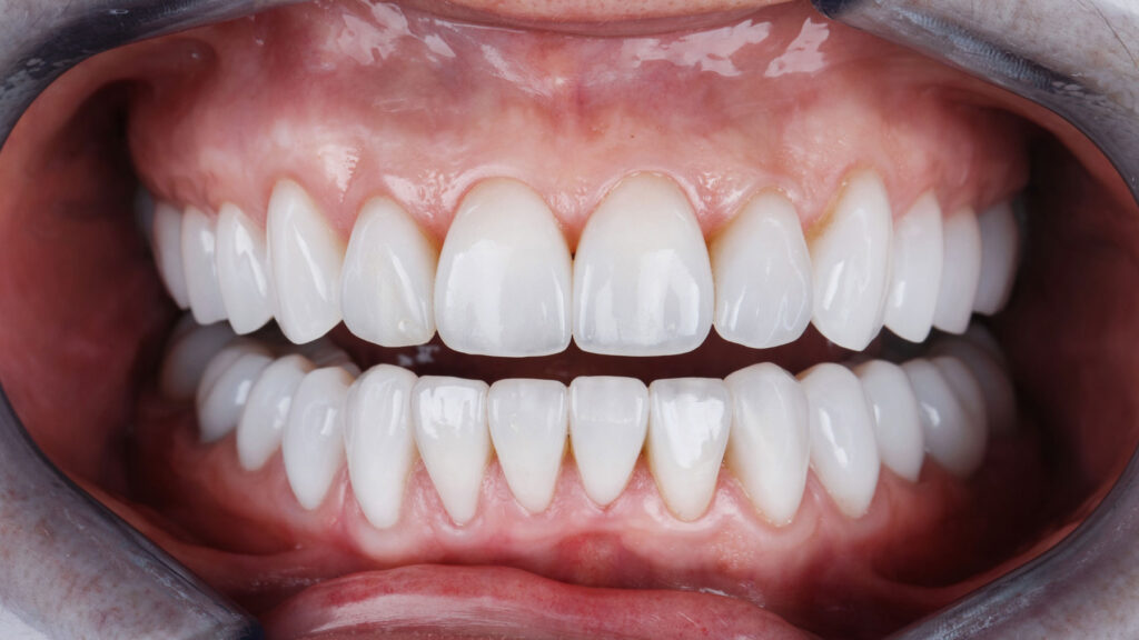 smile transformed with veneers